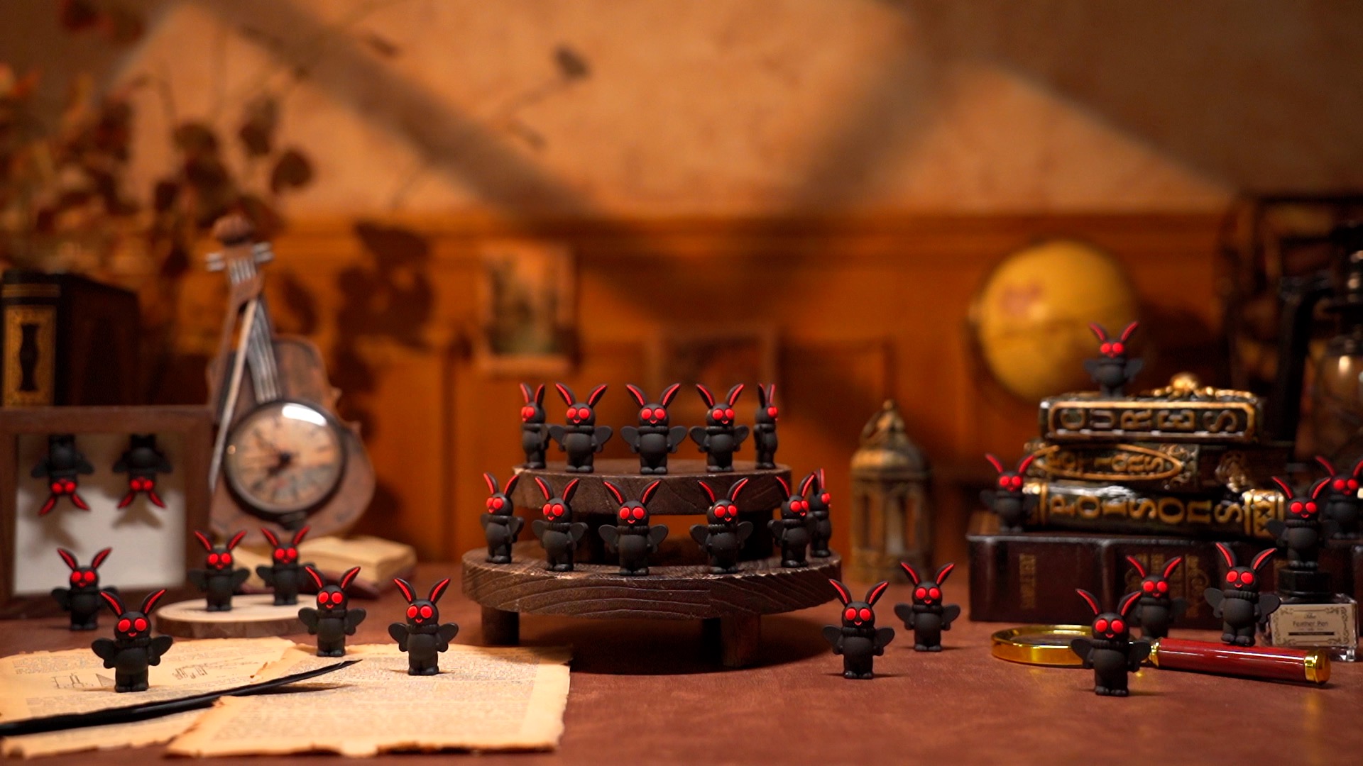 Amazon.com: Chunful 25 Pcs Mini Mothman Figurines Small Moth Man